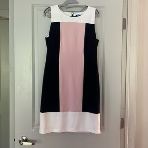 Elegant Color Block Dress